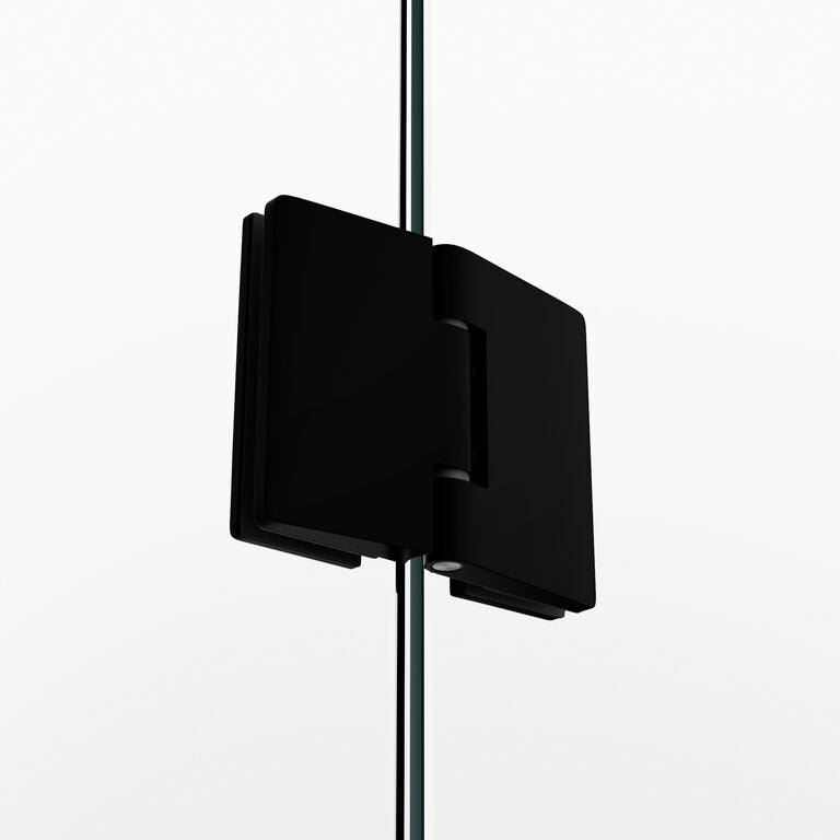 BISAGRA PARA PUERTA MODELO GLASS ACABADO NEGRO MATE. .