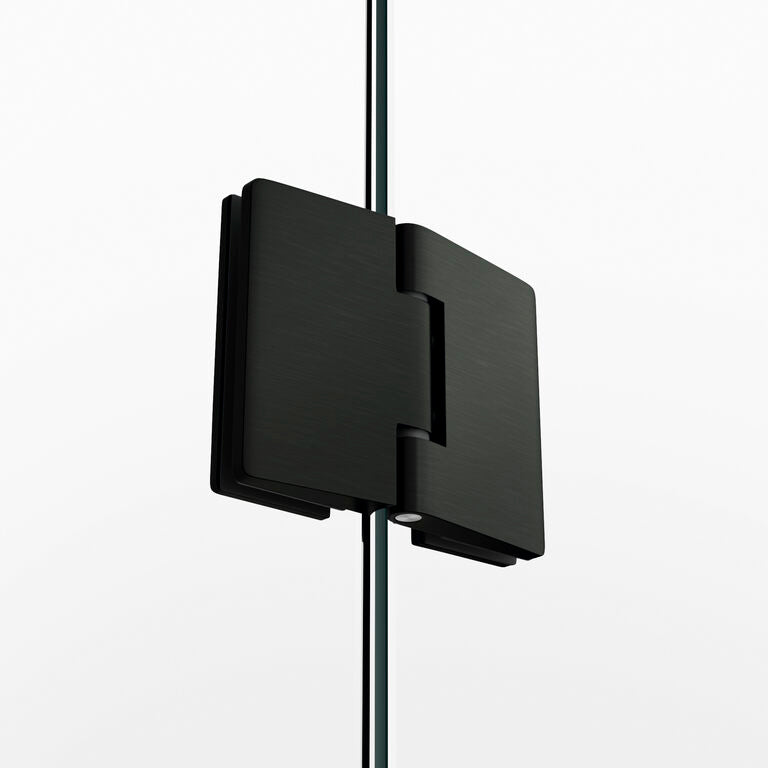 BISAGRA PARA PUERTA MODELO GLASS ACABADO TITANIO CEPILLADO.