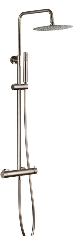 DUCHA VISTA MONOMANDO INVERTER UNIK NICKEL