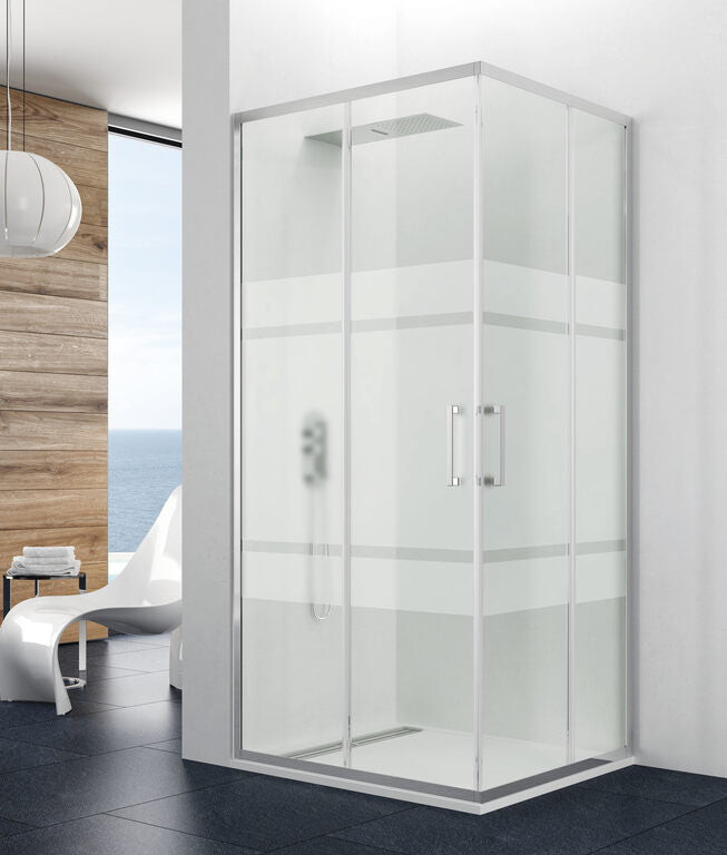 MAMPARA PRESTIGE TITAN ANGULAR SG CR 100X70 & MAMPARA PRESTIGE TITAN ANGULAR SG CR 100X80