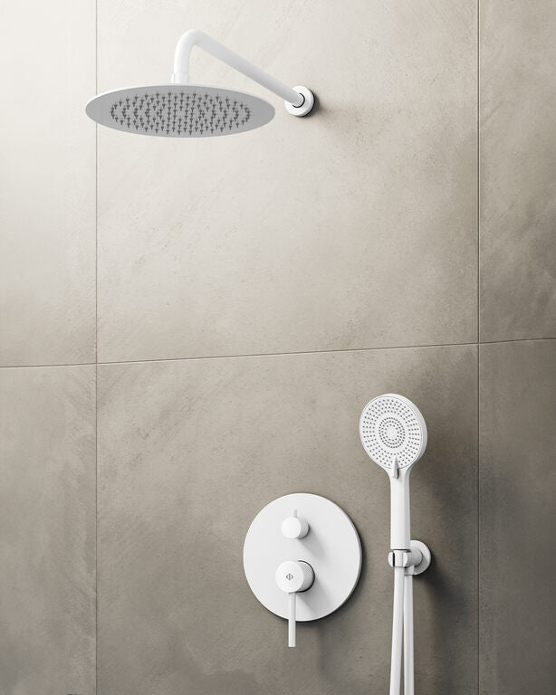 CONJ. EMPOTR. MONOMANDO SIRIO BL + ROCIADOR PARED