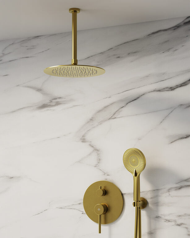 CONJ. EMPOTR. MONOMANDO SIRIO ORO + ROCIADOR TECHO